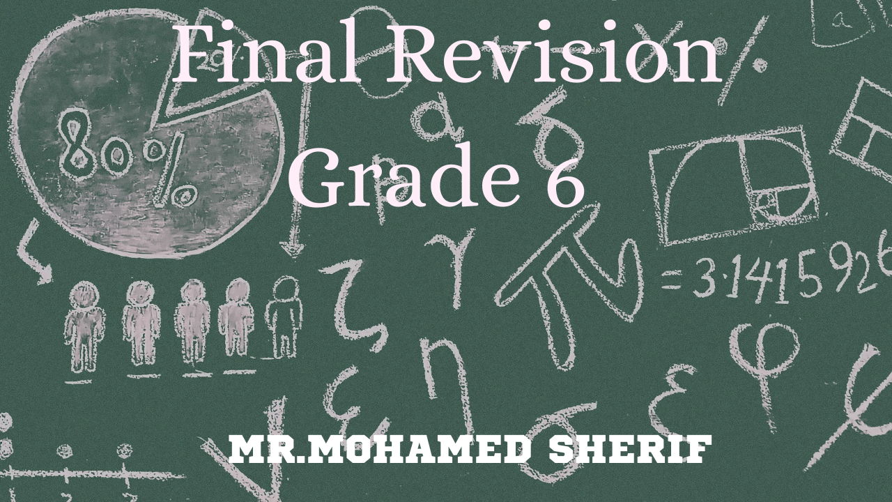 Final revision Grade 6